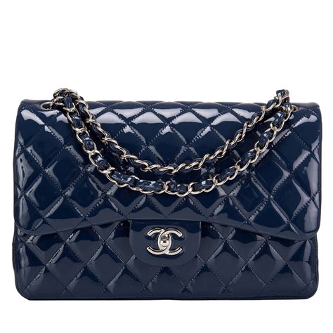 chanel royal blue bag|chanel bag navy blue.